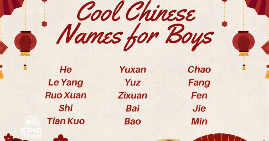Cool Chinese Names