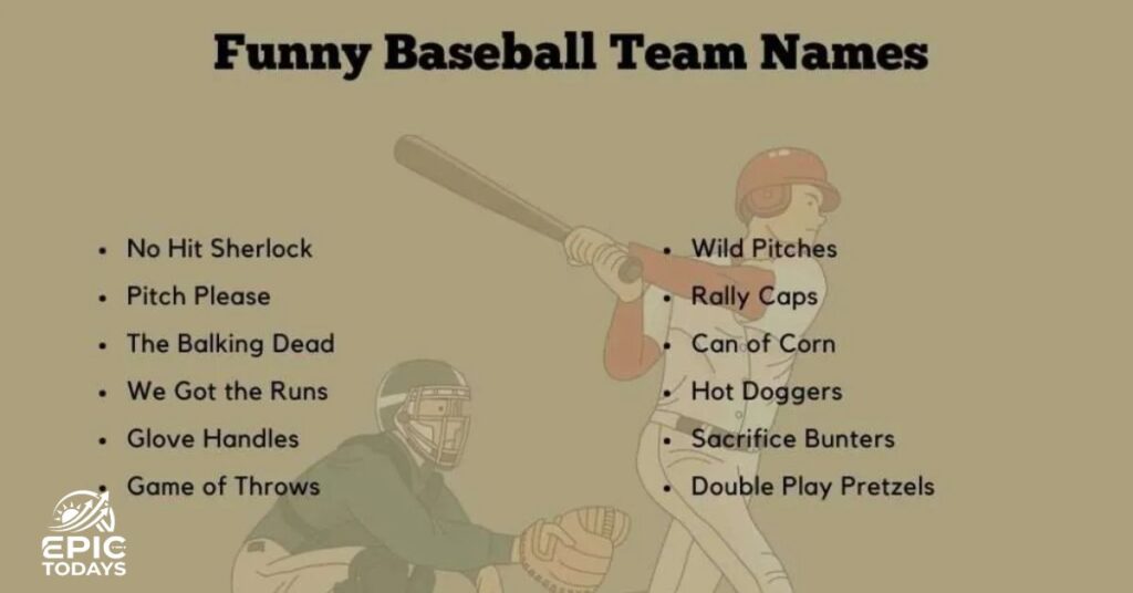 baseball team names ideas