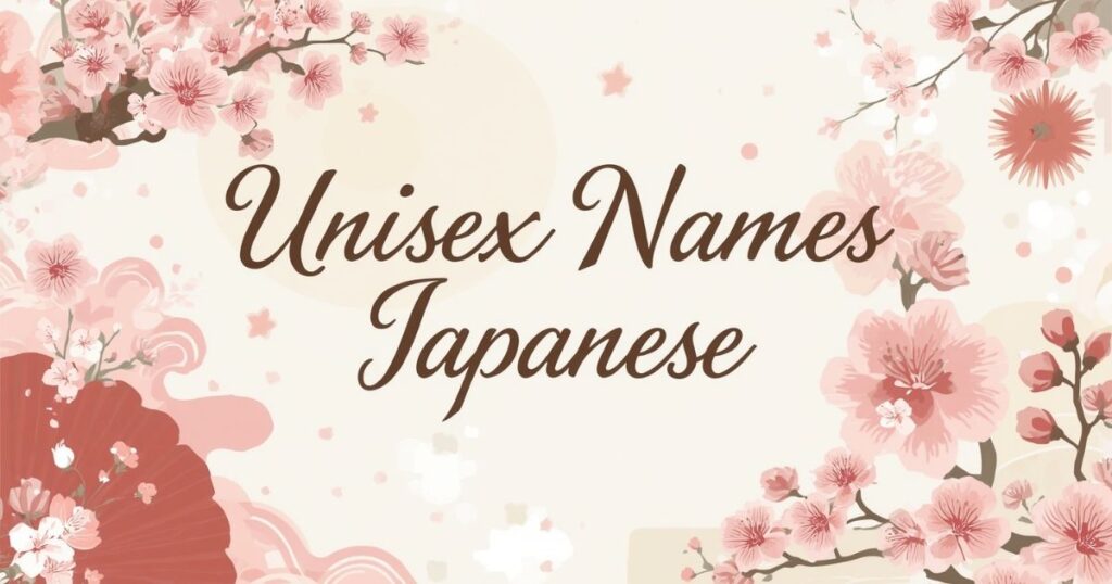 Unisex Names Japanese